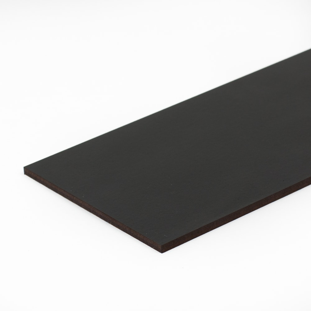 Sheet of Black coated MDF